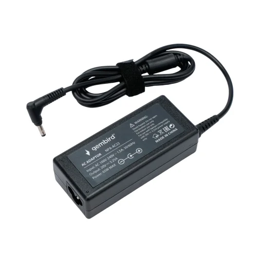 Gembird Блок питания для ноутбуков Lenovo 20В/ 3,25А, 65Вт, 1 штекер 4.0х1,7мм (NPA-AC22)