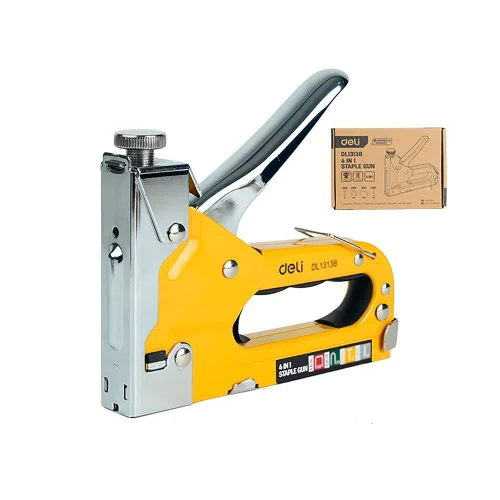 Мебельный степлер Deli DL1313B 4-в-1