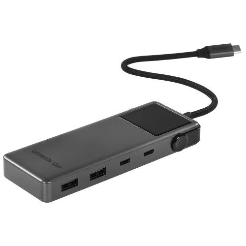 Конвертер UGREEN CM888 (35998) UNO 6-in-1 4K@60Hz USB-C To HDMI+2*USB 3.2 A+2*USB 3.2 C+PD Power Converter. Цвет: серый (35998_)
