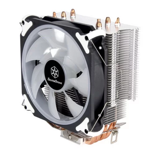 Вентилятор Silverstone SST-AR12-RGB Argon CPU Cooler 4 Direct Contact Heatpipe, 120mm PWM RGB Fan, RTL {15} (G530AR12RGB0020) фото 2