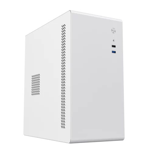 Корпус с блоком питания 450Вт./ Case Foxline FL-719W-FZ450R-U31, mATX case, white, w/PSU 450W 12cm, w/1xUSB2.0, w/1xUSB3.0, w/1xCombo Audio, w/pwr cord, w/o FAN