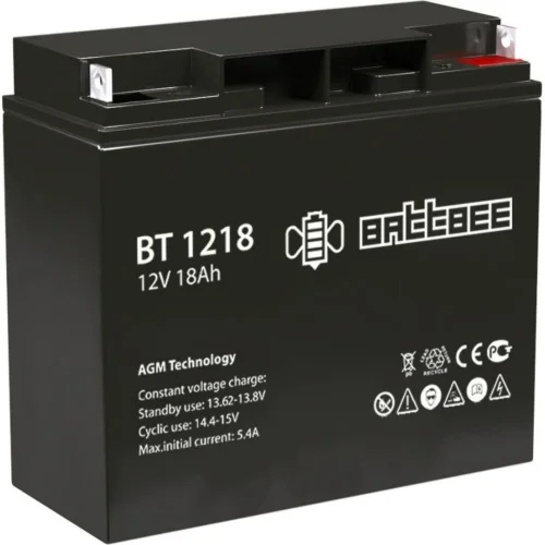 АКБ Battbee Аккумуляторная батарея для ОПС (12 V / 18 Ah) (4614060010004) (BT 1218)