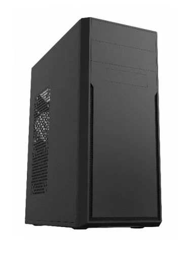 Корпус c блоком питания 450 Ватт/ Case Foxline FL-302-FZ450-U32 ATX case, black, w/PSU 450W 8cm, w/2xUSB2.0+2xUSB3.0, w/pwr cord, w/o FAN