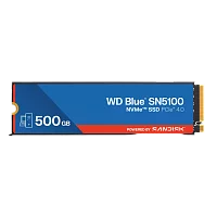 Твердотельный накопитель Western Digital Green SN5100 SSD M2.2280 PCIe 4.0 500Gb, 6600MBs/5600MBs, TBW 300, WDS500G5B0E, 1 year
