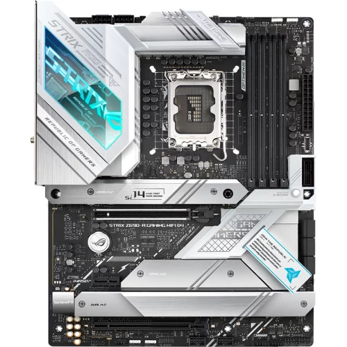Материнская плата ASUS ROG STRIX Z690-A GAMING WIFI D4 Socket 1700 Z690 4xDDR4 7.1 2xPCI-E 16x 1xPCI-E 1x 6xSATA III ATX Retail (90MB18K0-M0EAY0)