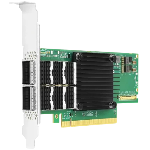 Сетевой адаптер LR-Link LRES1160PF-2QSFP56 PCIe4.0 x16 Dual Port 200G NIC Card