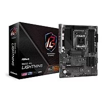 Материнская плата ASROCK B650M PG LIGHTNING, AM5, B650, 4*DDR5, 4*SATA, 3*M.2, 3*USB 3.2, 4*USB 2.0, Type-C, 2*PCIx16, 1*M.2 (Key E), HDMI+DP, mATX