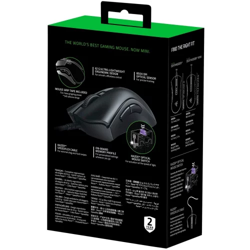 Игровая мышь Razer Deathadder V2 Mini + Mouse Grip Tapes/ Razer Deathadder V2 Mini + Mouse Grip Tapes фото 5