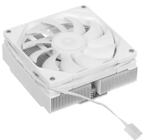 Cooler ID-Cooling IS-47-XT WHITE LGA1700/ 1200/ 115X/ AM4 низкопрофильный высота 47mm TDP 95W, PWM, 4 тепл.трубки + медная база, FAN 92mm,белый) BOX