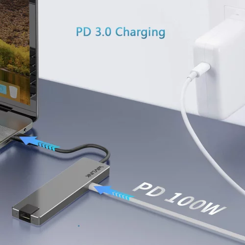 Док-станция WAVLINK USB-C Travel Mini (WL-UHP3409) фото 5