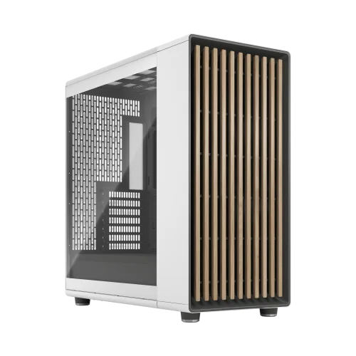 Корпус Компьютер без блока питания/ Case Fractal Design North XL RC Chalk TG Clear, Full-Tower, 3x140mm, 2xUSB-A 3.0 + 1xUSB 3.2 Type-C, ATX, mATX, mITX White (FD-C-NOR1X-06)