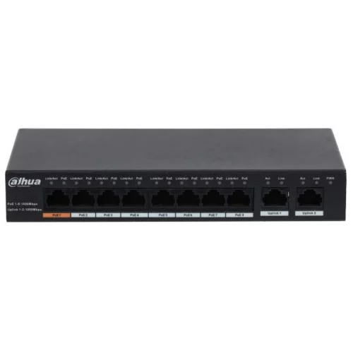 Коммутатор Dahua DH-PFS3010-8GT-96 PoE+ (DH-PFS3010-8GT-96) фото 2