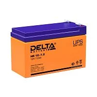Батарея DELTA серия HR, HR 12-7,2, напряжение 12В, емкость 7.2Ач (разряд 20 часов), макс. ток разряда (5 сек.) 105А, макс. ток заряда 2.16А, свинцово-кис? (HR 12-7.2)