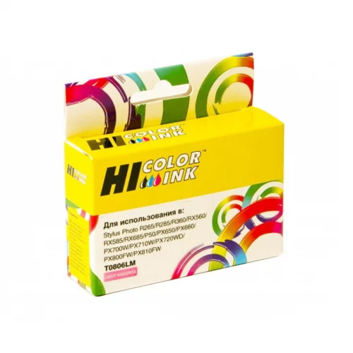 Картридж Hi-Black HB-T0806 светло пурпурный для Epson Stylus Photo P50/ PX660/ 700W/ 800FW/ R265 (1501221810)