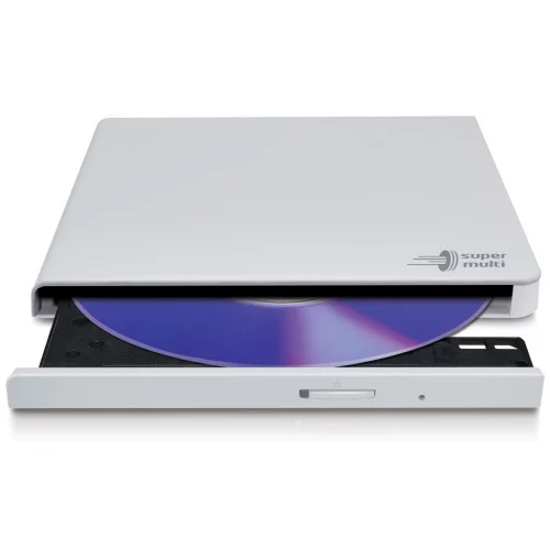 Оптический привод/ LG DVD-RW ext. White Slim Ret USB2.0 (совместим с 3.0) (GP57EW40.AHLE10B) фото 2