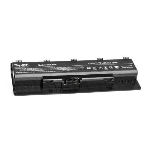 Батарея для ноутбука TopON TOP-N56 11.1V 4400mAh литиево-ионная