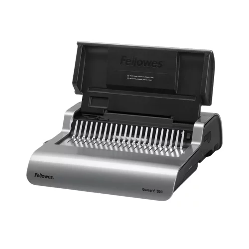 Переплетчик Fellowes® QUASAR-E на пластиковую пружину, сшивает до 500 лст., перфорирует 20 лст. (FS-56209)