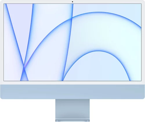 Моноблок Apple iMac A2439 24 4.5K M1 8 core 16Gb SSD512Gb 7 core GPU macOS WiFi BT 143W клавиатура мышь Cam синий 4480x2520 (Z14M0045S)