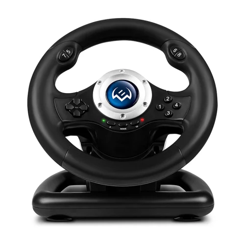 SVEN GC-W500 Руль чёрный (виброотдача, педали, джойстик, 10кн., USB) (SV-017989)