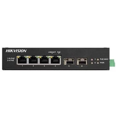 Коммутатор Hikvision DS-3T0506HP-E/HS (DS-3T0506HP-E/HS) фото 2