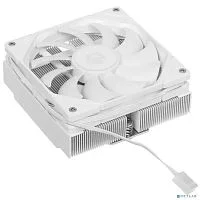 Cooler ID-Cooling IS-47-XT WHITE LGA1700/ 1200/ 115X/ AM4 низкопрофильный высота 47mm TDP 95W, PWM, 4 тепл.трубки + медная база, FAN 92mm,белый) BOX