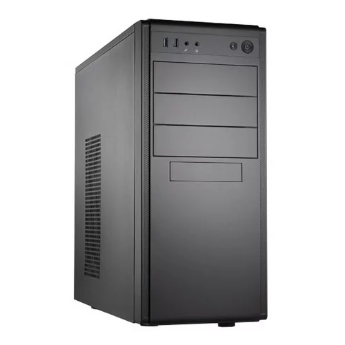 Корпус FoxLine Case Foxline FL-886-FL500S-U32 |FL-886-FL500S-U32| ATX case, black, w/ PSU 500W 12cm, w/ 2xUSB3.0, w/ pwr cord, w/ o FAN