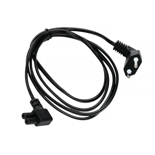 Cablexpert Кабель питания CEE 7/16-C7, 2x0.75мм2, 2.5А, VDE, угл.разъемы, 1.8м, черный, пакет (PC-184A-VDE-1.8M) фото 3