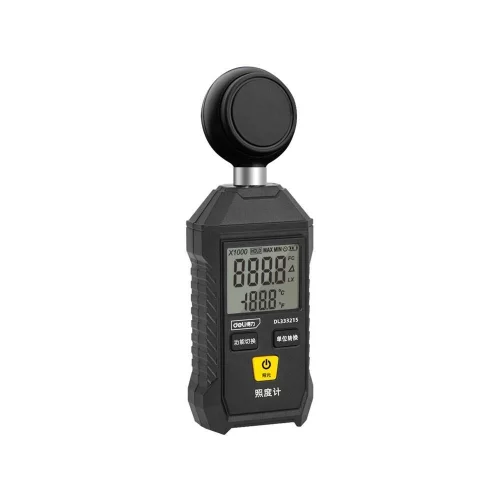 Люксометр (измеритель освещенности) Deli DL333215 диапазон измерений 0 - 200.000 люкс