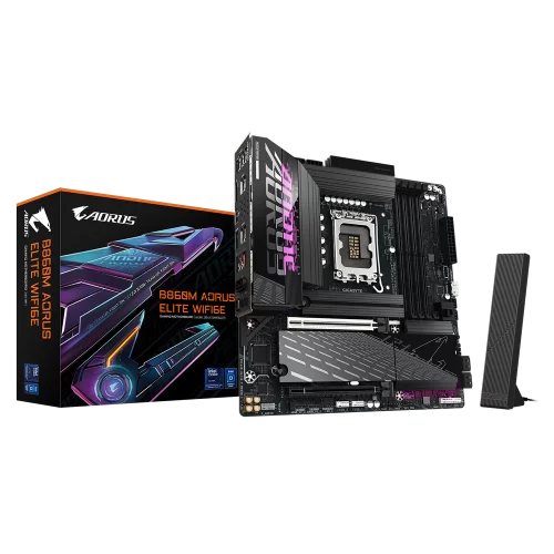 Материнская плата Gigabyte B860M AORUS ELITE WIFI6E, RTL