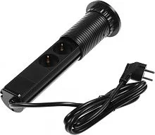 Сетевой разветвитель Premier 3R USB 1.8м (3 розетки) черный (коробка) (PX/BL-VRT-3R-2USB-BLK)