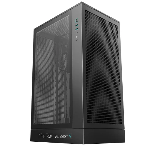 Корпус MiniTower Deepcool CH270 black (Mini-ITX, без БП, 2*Type A+USB Type-C) (R-CH270-BKNDM0-G-1) фото 2