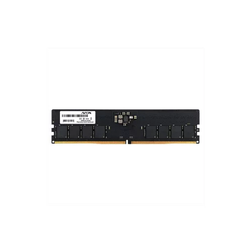 Модуль памяти Afox 16GB DDR5 5200Mhz UDIMM Single Channel Package (1x16GB) PC5-41600, 288- Pin, Non-ECC, Un-Buffered, CL42-42-42-83, 1.1V (AFLD516D2S1P)