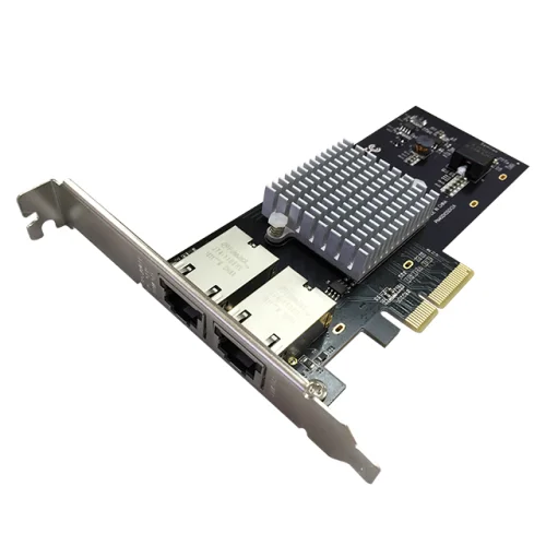 Сетевая карта/ 10G Dual Port RJ45 PCIe Ethernet Adapter with Intel X550-AT2 Chipset (N-440)