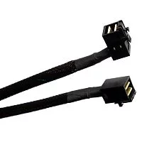 Кабель Mini-SAS HD SFF-8643 90° UP TO SFF-8643 40CM