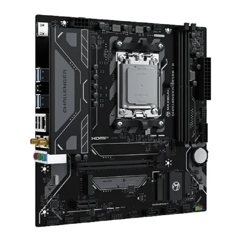 Материнская плата MAXSUN MS-Challenger B850M-K WIFI, AM5, B850, 2*DDR5, 2*SATA3, M.2, 4*USB 3.2, 2*USB 2.0, 1*PCIEx16, 1*PCIEx1, DP+HDMI, mATX фото 2