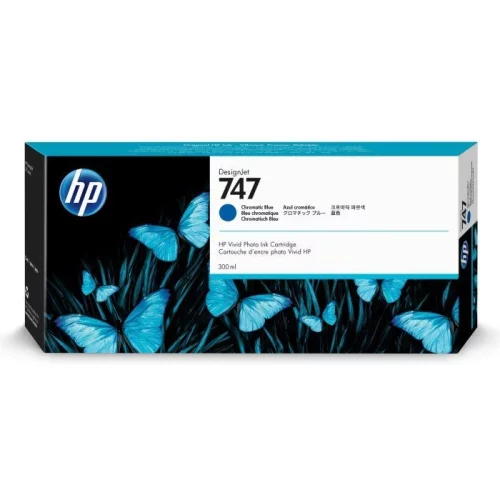 Картридж/ HP 747 300-ml Chromatic Blue Ink Cartridge (P2V85A)