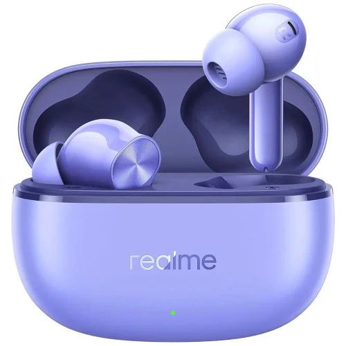 Наушники беспроводные Realme T200, (Фиолетовый) (BUDS T200 LITE AURORA PURPLE)
