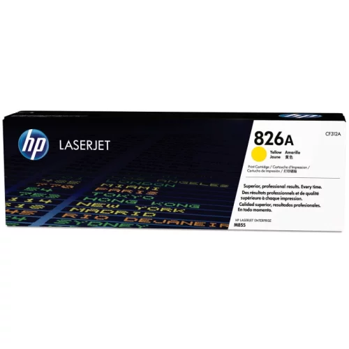 Тонер-картридж/ HP 826A Yellow LaserJet Toner Cartridge (CF312A)