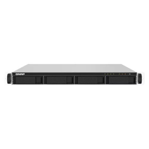 Сетевое хранилище без дисков/ SMB QNAP TS-432PXU-RP-2G 4-Bay quad-core 1.7 GHz rackmount NAS with 250W redundant PSU, 2GB DDR4 UDIMM RAM (max 16GB), SATA 6Gb/ s, 2x 10GbE SFP+ LAN, 2x 2.5 GbE LAN, 1x P