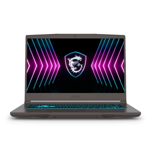 Ноутбук MSI Thin 15 B2RVE-3450XRU Intel Core 5 210H/16Gb/SSD512Gb/RTX4050 6Gb (45W)/15.6/IPS/FHD/1920x1080/144Hz/NoOS/Cosmos Gray/1.86kg (9S7-16R831-3450)