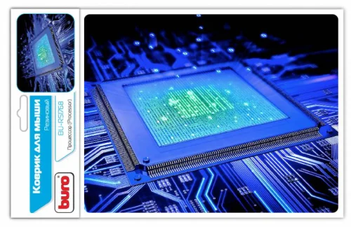 Коврик для мыши Buro BU-R51768 рисунок/ процессор [338264]