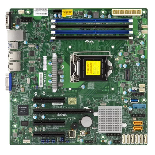 Серверная материнская плата Supermicro MBD-X11SSM-F-B (200962) (incl. 1x I/ O Shield MCP-260-00042-0N, 2x CBL-0044L)