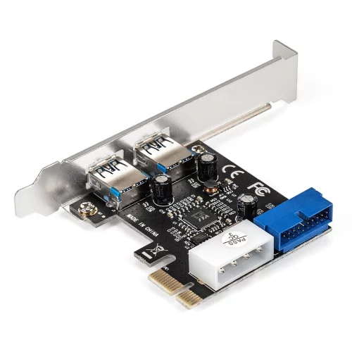 Exegate EX296209RUS Контроллер ExeGate EXE-342 (PCI-E x1 v2.0, 2*USB3.0 ext.+ 1*19pin int. (внутренние коннекторы для подключения 2*USB3.0 портов на корпусе), разъем доп.питания, VIA Labs Chipset VL80 фото 2