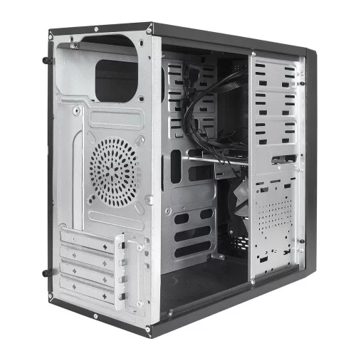 Exegate EX292981RUS Корпус Minitower ExeGate mEVO-7807 (mATX, без БП, 1*USB+1*USB3.0, черный 1x12 см с RGB подсветкой) фото 2