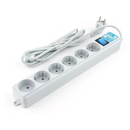 PowerCube Фильтр-удлинитель PRO (SPL6-16-P-3М) 3.0м, 6 розеток,16А, белый фото 2