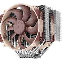 Кулер для процессора/ CPU Cooler Noctua NH-D15 G2 LBC (228W, 4-pin PWM, 168mm, Al/Cu, 8x6mm, 2x140mm, 91.5CFM, 24.8dBA, 1500RPM, S: 1851/1700/1200/115X, AM5/AM4, Beige/Brown)
