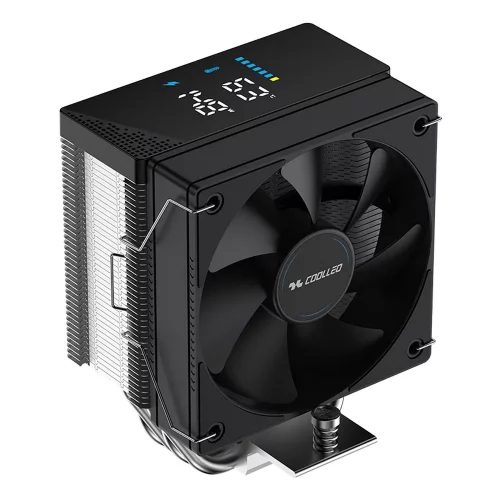 Вентилятор для процессора Coolleo CPU Cooler CL- B40S-DIG V2 Intel: LGA 115X/ 1200/ 1700/ 1851 AMD: AM4/ AM5 200W TDP (CL-B40S-DIG-V2)