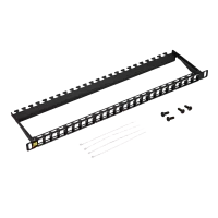 Патч-панель Lanmaster LAN-PPC24OK-UTP 19" 0,5U 24x UTP