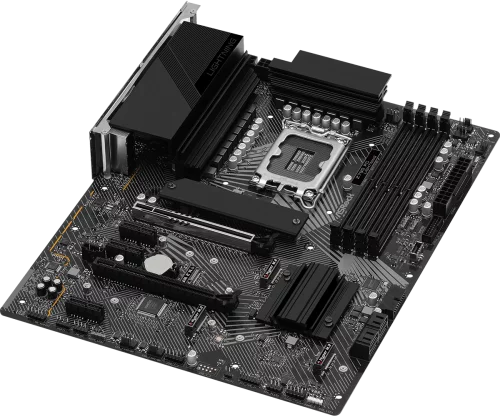 Материнская плата ASROCK Z790 PG LIGHTNING, LGA1700, Z790, 4*DDR5, 4*SATA3, 4*M.2, 6*USB 3.2, 1*USB 2.0, Type-C, 5*PCIx16, 1xM.2 (Key E), HDMI, mATX фото 3