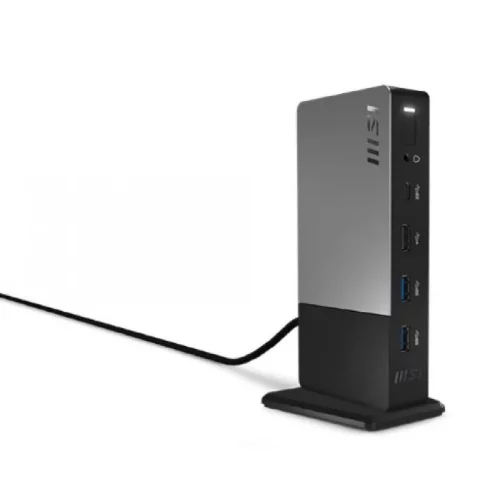 MSI USB-C Docking Station Gen 2 / 1xType-C(USB3.2Gen2/ DP)/ 1xType-C USB3.2Gen2/ 2xType-A USB3.2Gen2/ 1xType-A USB2.0/ 1xHDMI2.1/ 1xDP/ 1xRJ45/ 1xComboJack/ 150W adapter (957-1P151E-023) фото 3